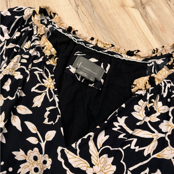 By Anthropologie Robin Tiered Mini Dress size Large - Picture 7 of 12